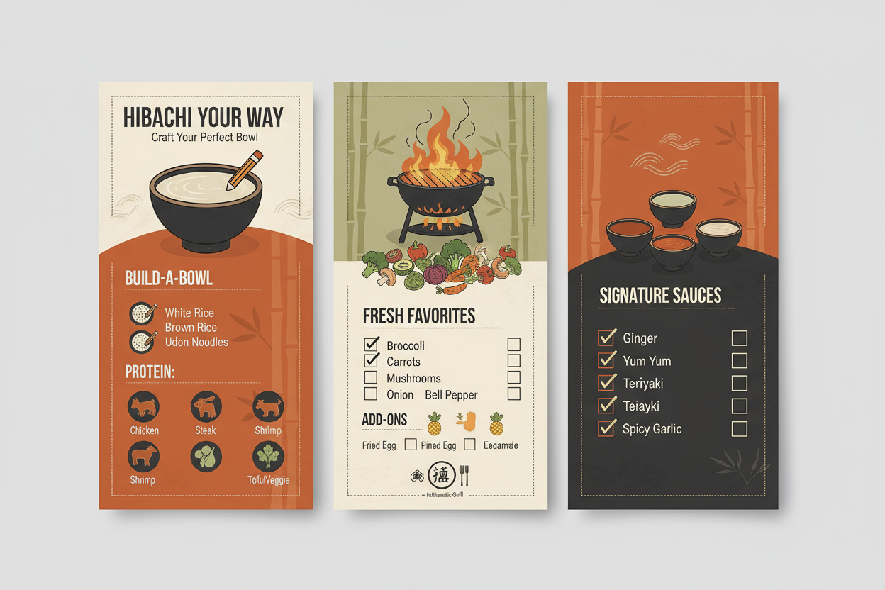 Focused Menu with a Customizable Experience
